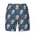 thumbnail image 4 of Lsque Mens Swim Trunks Space Puppy Pattern - Bathing Suit Compression Liner - Beach Swim Shorts Swimwear - (S-3XL) - Stretch Quick Dry -3X-Large, 4 of 9