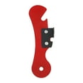 thumbnail image 1 of Aperitivo de cocina multifuncional, abrelatas portátil para emergencias, abrelatas manual de metal rojo para cocina., 1 of 7
