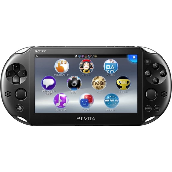 Restored PlayStation Vita 2000 Slim Gaming Console, 1 GB, Black, 1, 1, 1