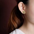 thumbnail image 4 of K-KED Real 925 Sterling Silver Stud Women Natural Jade Jasper Star Flower Earrings, 4 of 6