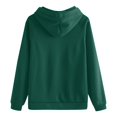 thumbnail image 3 of ManxiVoo Chandail en Molleton Mode Femme Grande Taille Automne Hiver Confort Décontracté Col Rond TTTG Vert, 3 of 3
