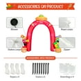 thumbnail image 4 of DomKom 9FT Cinco De Mayo Inflatables Outdoor Decorations,Blow Up Archway with Cactus and Chilly, Yard Colorful Mexican Carnival Festivals with Built-in LEDs for Garden Lawn Indoor Fiesta Decor, 4 of 8