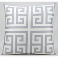 thumbnail image 2 of Nourison Outdoor Greek Key Grey 20" x 20" Throw Pillow, 2 of 2