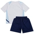 thumbnail image 4 of Vxuxlje Boys Football Tracksuits Kids Training Suits Short Sleeve T-Shirts & Shorts Teamswear Sets White 3XS, 4 of 7