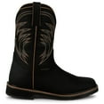 thumbnail image 2 of Justin Boot Company Men`s Justin Widowmaker 11In Black Top Square Work Boot Black 10.5 D, 2 of 5
