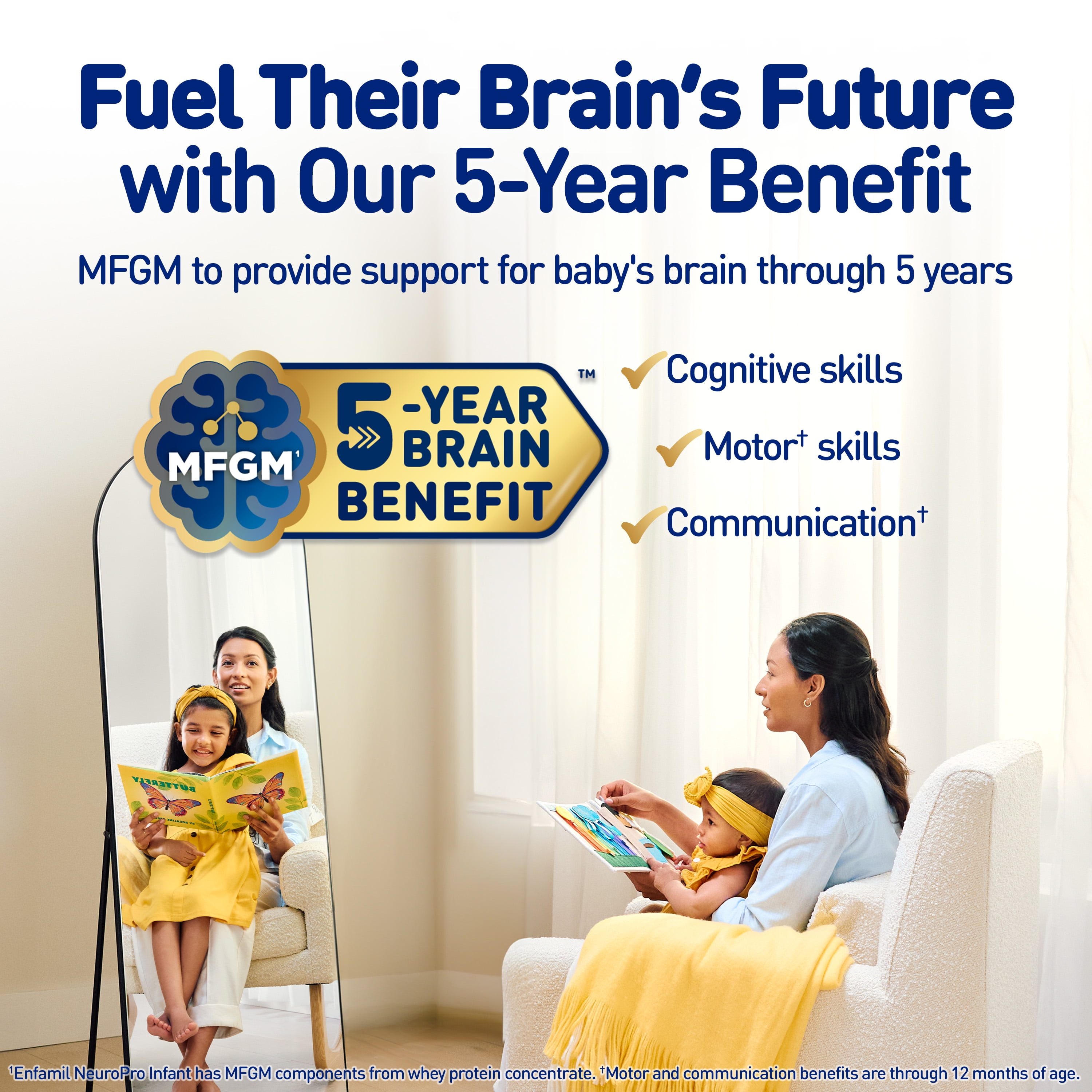 (4 pack) Enfamil NeuroPro Liquid Baby Formula, Brain Support, 2 fl oz, 6 Count