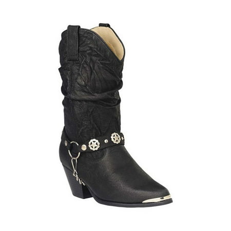 

Dingo Womens Olivia Pointed Toe Casual Boots Mid Calf Mid Heel 2-3