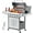 Premium, variant on Frizi 3-Burner Tabletop Gas Grill, 30,000 BTU Portable Propane Grill - Heavy-Duty Thickened Grates & Stainless Steel Knobs