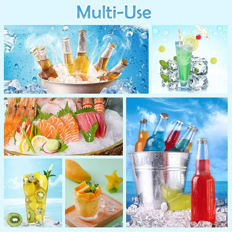 Mini Ice Cube Tray for Freezer - 33×3PCS Easy Release Nugget Ice