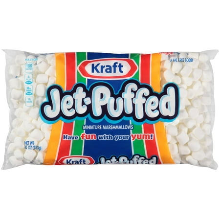 (5 Pack) Jet-Puffed Miniature Marshmallows, 10 oz (Best Way To Store Marshmallows)