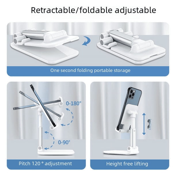 Soporte para teléfono móvil de escritorio, portátil, perezoso, mágico, plegable, ajustable