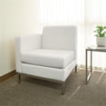 thumbnail image 3 of Wall Street Fauteuil Simple LAF Blanc en Similicuir, 3 of 5
