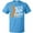 Pacific Blue, variant on Never Stop Fighting Leukemia Awareness Orange Ribbon T-Shirt