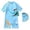 Sky Blue, variant on Boys Swimsuit 2 Piece Rash Guard Swimsuits Kids Quick Drying Beach Surfing Bathing Suit Upf 50 Swimwear Summer Holiday Tops Navy 1-2 Years