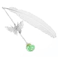 thumbnail image 4 of Uxcell Marcadores de Página de Pluma de Metal con Caja de Regalo Plata Verde Roja, 4 of 7
