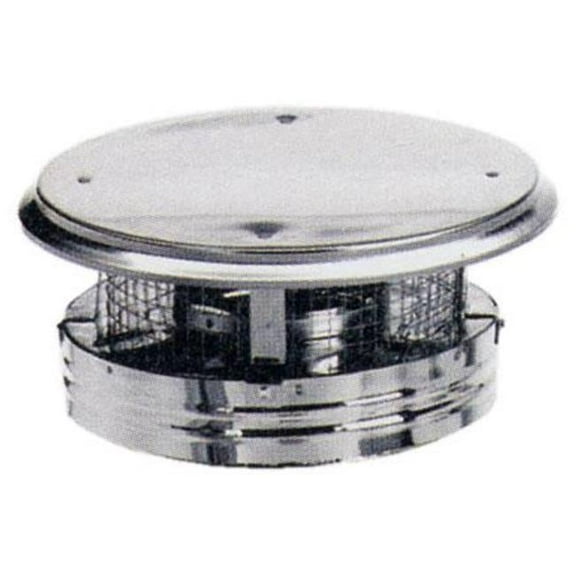 M & G Duravent 8DP-VC 8 Inch  Dura-Vent Dura/plus Chimney Cap  Stainless