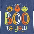 thumbnail image 3 of Disney Pixar - Boo To You - Toddler & Youth Girls Short Sleeve Graphic T-Shirt, 3 of 5