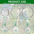 thumbnail image 4 of tamizeot 3x Fine Mesh Garden Riddle Sieve Sifting Soil And Stones 3Pcs Garden Sieve 15cm, 4 of 6