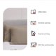 thumbnail image 4 of Juego de fundas de almohada Pack 2 | Cierre de sobre | Tejido de poliéster de microfibra cepillado | Resistente a la contracción y a la decoloración | Fundas de almohada suaves y transpirables, 4 of 6