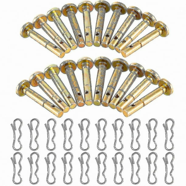 Snowblower Shear Pins and Cotter Pins Kit - 20-Pack Replacement Hardware for Snow Blower Maintenance