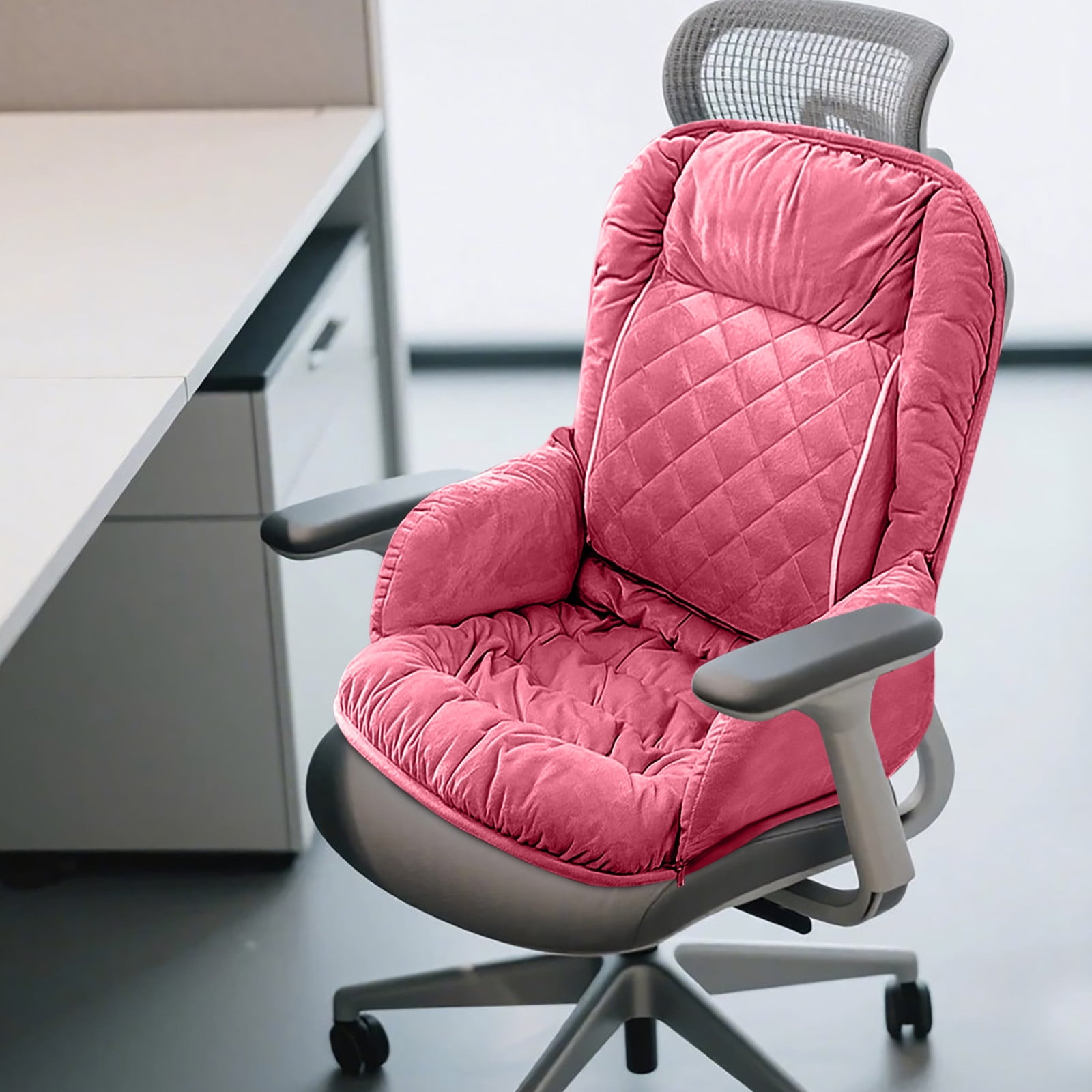 Heated Seat Cushion, Large Heating Area Heated Seat Cover Therapy Heating Pad for Back, Office Chair, Thigh, Lumbar, Hip