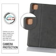 thumbnail image 4 of Dteck Case For Apple iPad Pro 11 2nd Generation (2020 Released) 11 inch, Retro Vintage Leather Wallet Smart Folio Case Stand Shockproof Protective Automatic wake/sleep Cover ,Black, 4 of 5