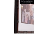 thumbnail image 3 of ArtToFrames 16x20 Inch Walnut Bamboo Picture Frame, This Brown Wood Poster Frame is Great for Your Art or Photos, Comes with 060 Plexi Glass (4874), 3 of 8