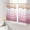 pink, variant on Sheer Curtains 84 Inches Long 2 Panels Set for Living Room, Pink Ombre Stripe Semi Sheer Curtains for Windows, Abstract Summer Beach Coastal Voile Window Treatments Rod Pocket Curtain