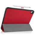 thumbnail image 3 of Funda de piel sintética con tapa horizontal para iPad Air 2022/2020 de 10,9 pulgadas, textura Custer, con función de suspensión/activación, soporte triple plegable y ranura para bolígrafo (roja), 3 of 5