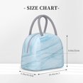 thumbnail image 2 of Disketp Blue Marble Bolsa Térmica para Almuerzo, Lonchera con Abertura Amplia y Gran Capacidad, Organizador Reutilizable para Mujeres, Hombres y Adultos, 2 of 6