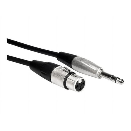UPC: 0728736051690 | Hosa Pro HXS-010 – Audio cable – XLR3 female to stereo jack male – 10 ft – shielded