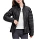 thumbnail image 2 of Parkas de manga larga para mujer, chaqueta ligera de plumón de invierno, estilo corto, cuello alto, chaqueta cálida de manga larga, chaqueta de manga larga, parte superior de poliéster para mujer, 2 of 6
