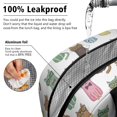 thumbnail image 5 of Cat and Bowtie White Pattern Insulated Leakproof Lunch Box for Work, Lunch Bag for Women Men, Loncheras Para Mujer for Beach Travel Picnic Camping, 5 of 6