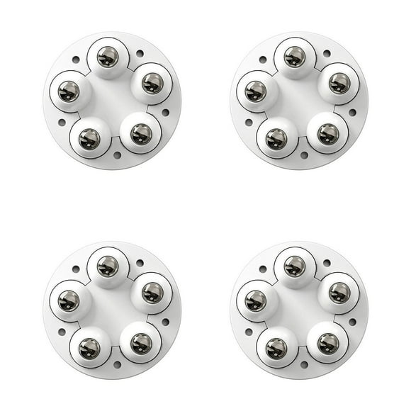 Birdeem Swivel Casters 4 Pack, 360 Degree Heavy Duty Furniture Wheels, Universal Rolling Casters with Wheels for Chairs, Carts, and Furniture, Easy to Install