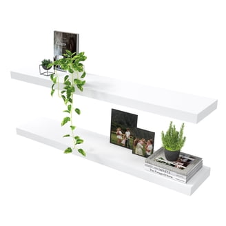 Lot De 2 étagères Murales Flottantes 2x6ft – Rack De Garage En Acier, Capacité 220 Lbs