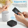 thumbnail image 4 of Wireless NFC Bluetooth 5.0 Transmitter Receiver Adapter Cable For TV Sound System, 4 of 12