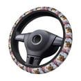 thumbnail image 2 of Sigee Romantic Floral Bear for Steering wheel cover Elastic Steering Wheel Cover Universal Fit Steering Wheel Cover, 2 of 6