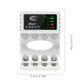 thumbnail image 2 of Indicadores LED de cargador rápido de batería AA / AAA 5V / 1A Dispositivo de carga de batería recargable de 4 ranuras, blanco Jumpingount EL2964-02B, 2 of 2