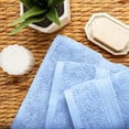 thumbnail image 5 of Premium Egyptian Cotton Highly Absorbent Assorted 3-Piece Plush Towel Set - 30" x 55", 20" x 30", 13" x 13", 5 of 7