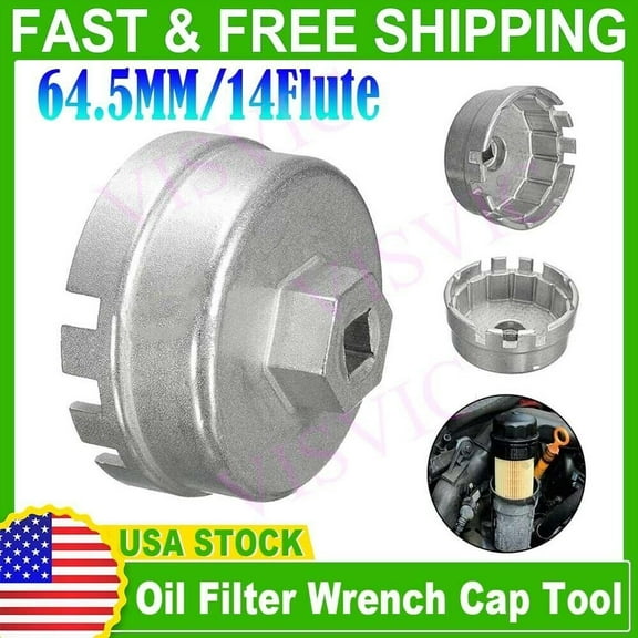 14 Flute Oil Filter Wrench Cap Removal Tool For Toyota Corolla Camry RAV4 Lexus