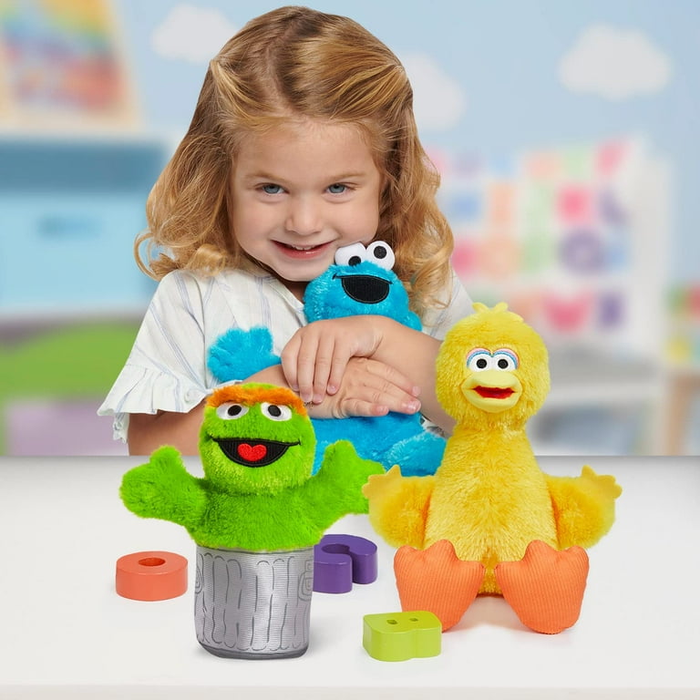 Sesame Street Friends 8” 3-Pack Plush Set - Walmart.com