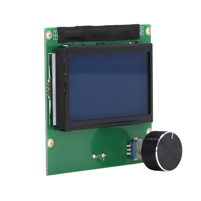 Pantalla LCD, Resolución FR4 128x64 Operación Fácil Módulo De Pantalla De Impresora 3D Instalación Fácil Diseño Estándar 12864 Combinación Perfecta Con Decorder Para CR10