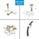 thumbnail image 2 of Clips para cables coaxiales STEREN Grip-Clip, color blanco, paquete de 200, 2 of 6