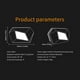 thumbnail image 4 of Mochila De Moto Paquete de pecho con pantalla LED, bolso cruzado de caballero Compatible con Bluetooth duro para montar, 4 of 9