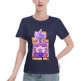 thumbnail image 1 of Women's Basic Short Sleeve T-Shirt Super Saiyan, 1 of 6