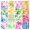 Multicolor, variant on Soimoi 16 Pc Fat Quarter Bundle,Tie DyePrint 18"x 22"DIY Patchwork-100% CottonPre-Cut Quilting Fabric Multicolor