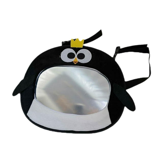 Espejo de coche para bebé, espejo retrovisor para asiento trasero, fácil instalación, regalo de fiesta encantador, espejo retrovisor, decoración del