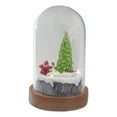 thumbnail image 5 of Northlight Lighted Santa and Christmas Tree Cloche Style Decoration - 7", 5 of 5