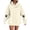 Beige, variant on XIAONU Womens Hoodies Halloween Skeleton Print Drawstring Hoodie With Kangaroo Pocket Baggy Long Sleeve Pullover Hooded Sweatshirt