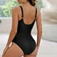 thumbnail image 4 of Acyse Womens Bikinis for Summer Clearance Juniors Cute Solid Color Swimwear Slim Swimsuit Bikini Straped Swimsuits, 4 of 4